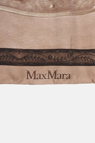 Max Mara Western Printed Scarf