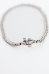 Birks 18K White Gold & Diamond Tennis Bracelet