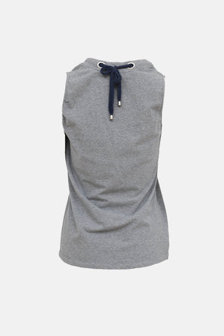 Brunello Cucinelli Sleeveless Necklace Top