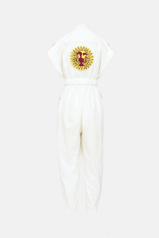 Zimmermann Tiggy Patchwork Jumpsuit