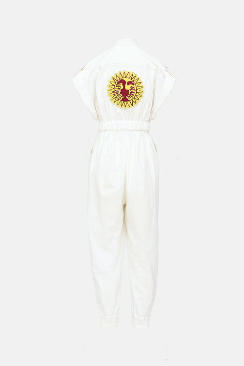 Zimmermann Tiggy Patchwork Jumpsuit