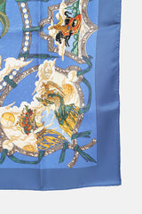Hermès Silk Cavaliers Des Nuages 90 Scarf