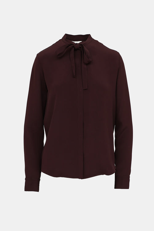 The Row Tie Button Up Shirt
