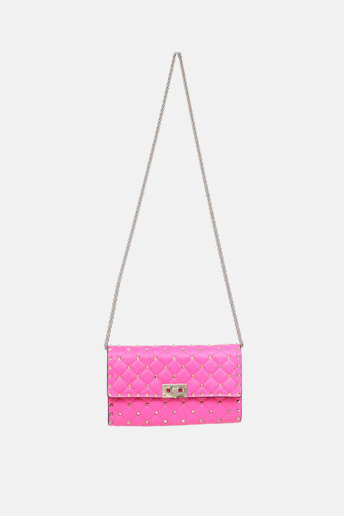 Valentino Rockstud Wallet On Chain Bag