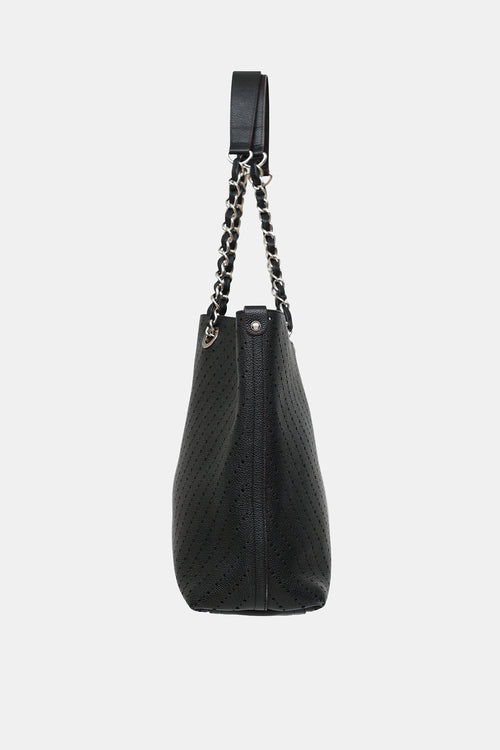 Chanel 2018 - 2017 Perforated Large Shopping Tote Bag