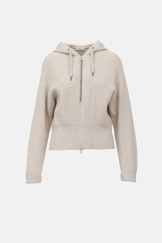 Brunello Cucinelli Cashmere Zip Hoodie
