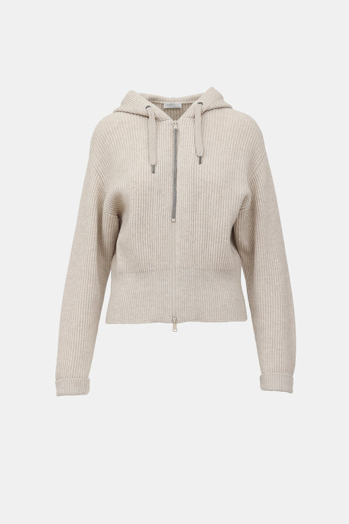 Brunello Cucinelli Cashmere Zip Hoodie