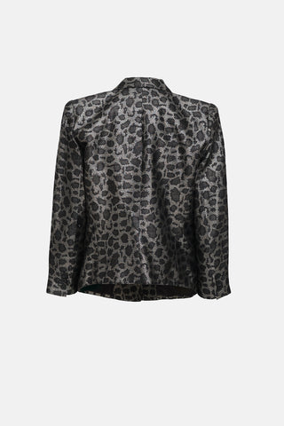 Smythe Metallic Patterned Blazer