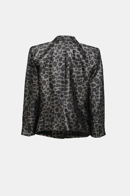 Smythe Metallic Patterned Blazer