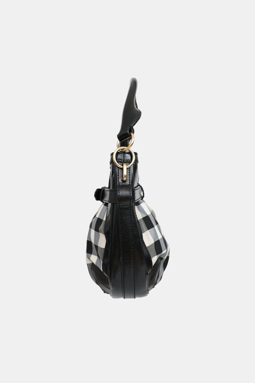 Burberry Smoked Check Shoulder Bag