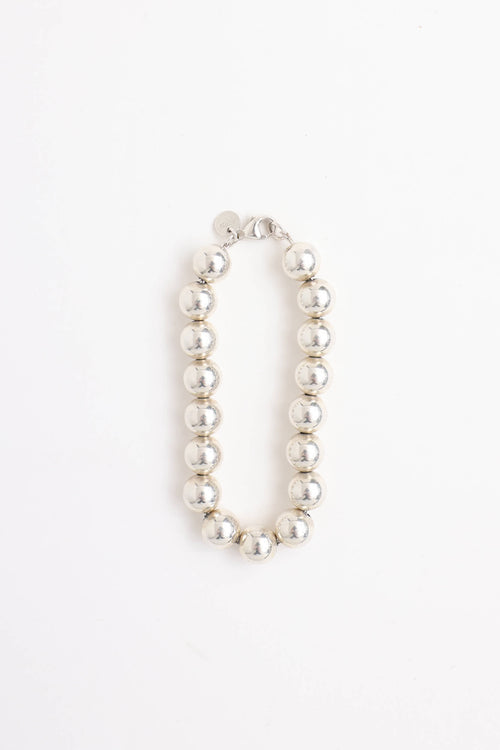 Tiffany & Co. Sterling Silver HardWear Ball Bracelet