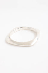 Tiffany & Co. Sterling Silver Square Cushion Bangle