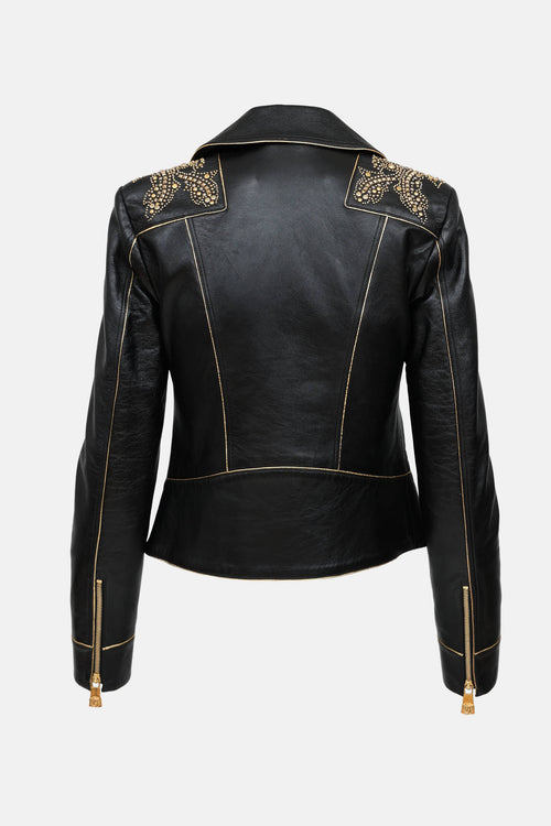 Versace Studded Leather Jacket