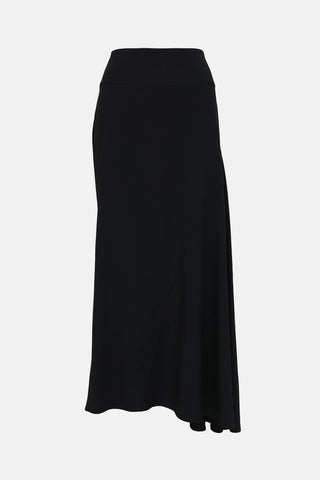 Sarah Pacini Asymmetrical Midi Skirt