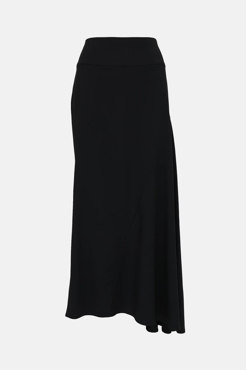 Sarah Pacini Asymmetrical Midi Skirt