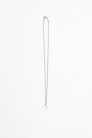 Tiffany & Co. Elsa Peretti Sterling Silver Rock Crystal Necklace