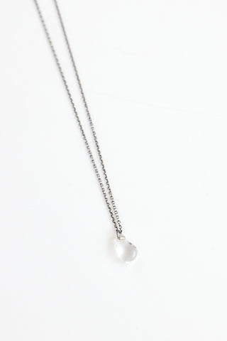 Tiffany & Co. Elsa Peretti Sterling Silver Rock Crystal Necklace