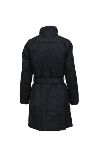 Prada Nylon Fur Lined Coat
