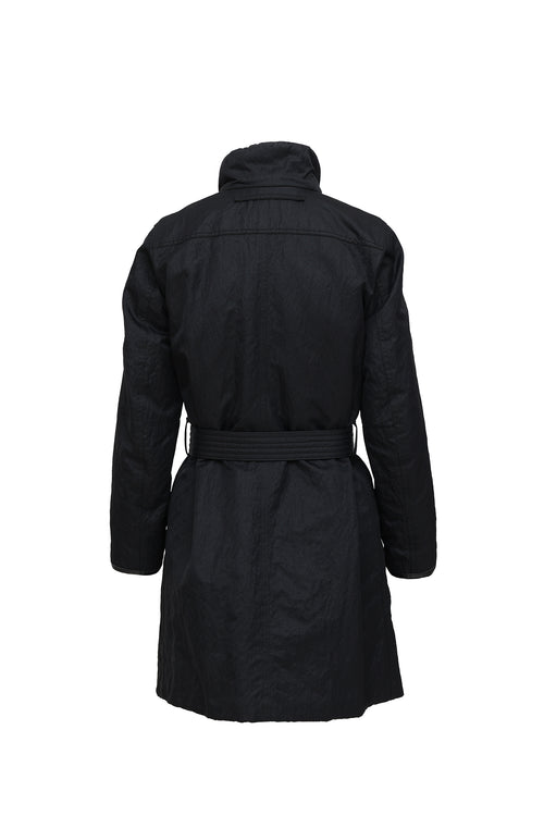 Prada Nylon Fur Lined Coat