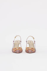 Valentino Woven Slingback Pump