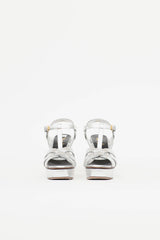 Saint Laurent Metallic Tribute Sandal