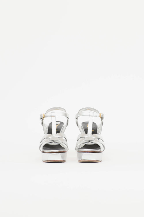 Saint Laurent Metallic Tribute Sandal