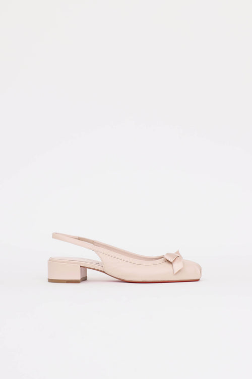 Christian Louboutin Mamaflirt Bow Slingback Pump