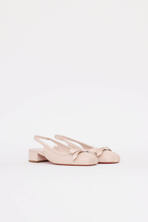 Christian Louboutin Mamaflirt Bow Slingback Pump