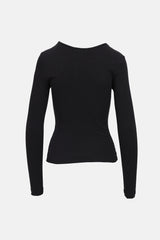 Blumarine Ribbed Studded Top