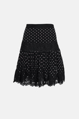 Blumarine Polka Dot Midi Skirt