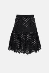Blumarine Polka Dot Midi Skirt