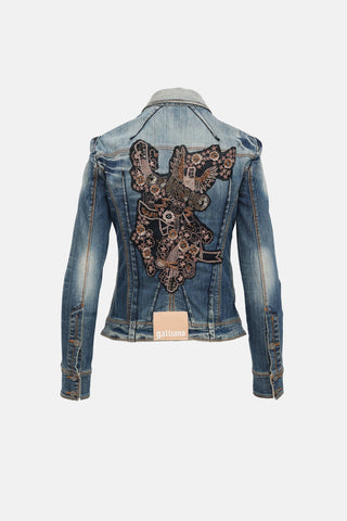 C. 2000's Embroidered Denim Jacket