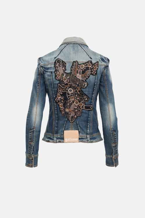 C. 2000's Embroidered Denim Jacket