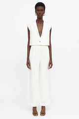 Loulou Studio Linen  Co-ord Set