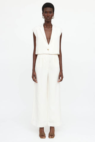 Loulou Studio Linen  Co-ord Set