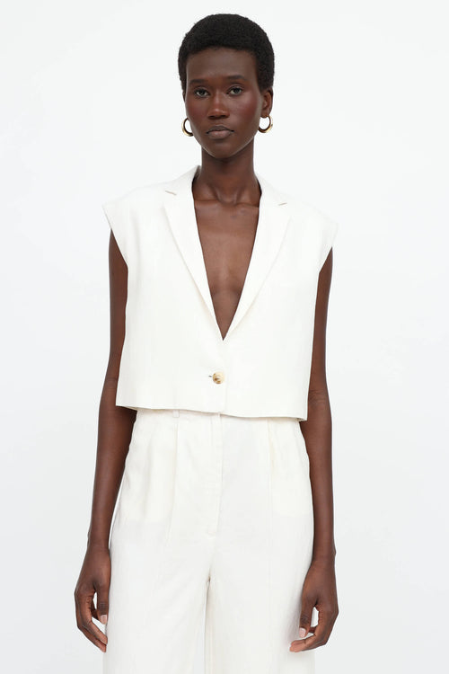 Loulou Studio Linen  Co-ord Set