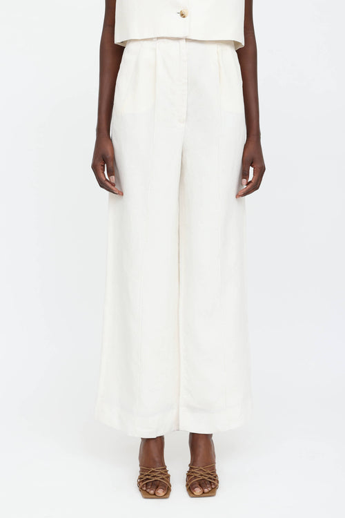 Loulou Studio Linen  Co-ord Set