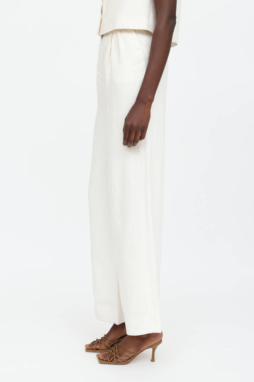 Loulou Studio Linen  Co-ord Set