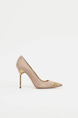 Manolo Blahnik Bipunta Cap Toe Pump