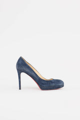 Christian Louboutin Suede Simple Pump