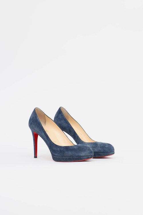Christian Louboutin Suede Simple Pump