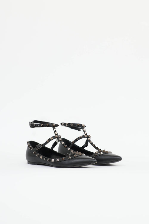 Valentino Caged Rockstud Flats