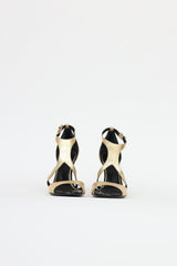 Lanvin Metallic Strappy Sandals