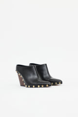 Celine Leather Studded Mule