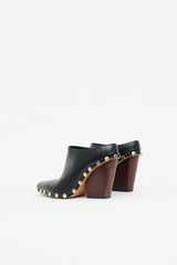Celine Leather Studded Mule