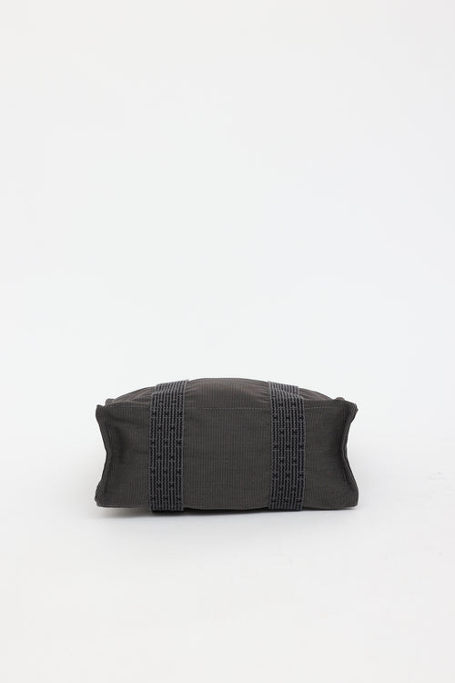 Hermès Graphite Toile H Herline Backpack