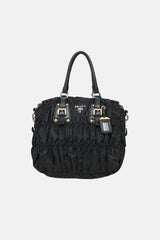 Prada Ruched Shopping Bag