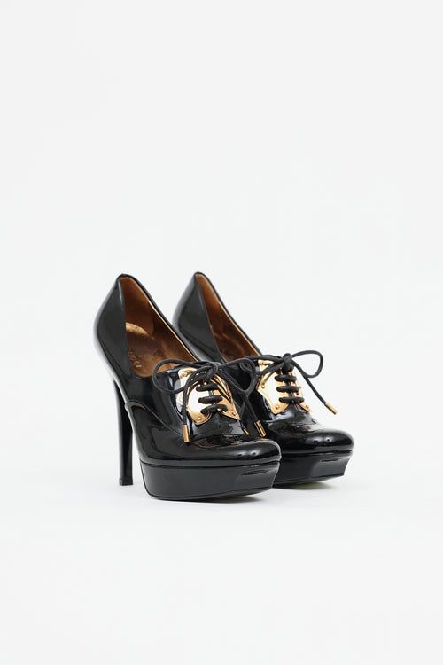 Gucci Patent Oxford Pump