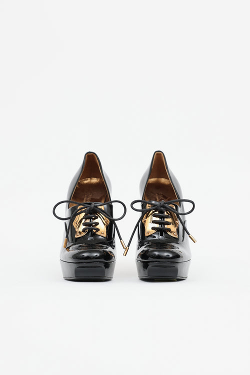 Gucci Patent Oxford Pump