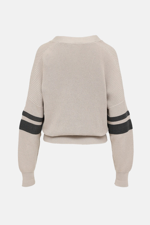 Brunello Cucinelli Monili Varsity Cardigan